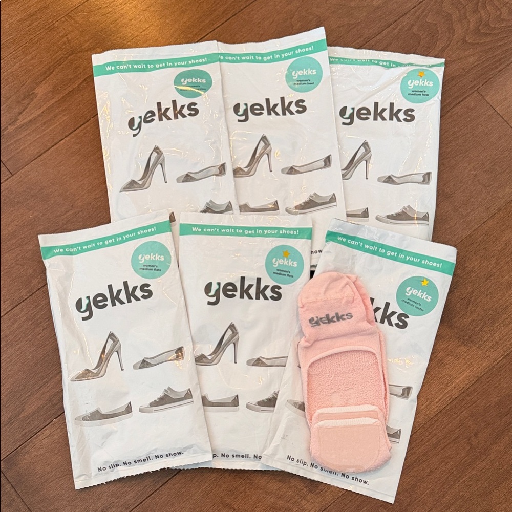 Pink No-Show Socks for Women